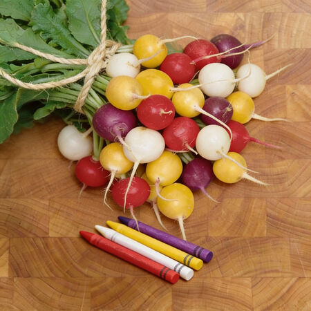 Crayon Colors Mix, Radish Seeds - Packet image number null